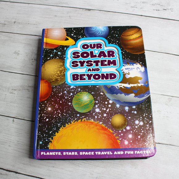Children's Large Hardcover Board Book Our Solar System and Beyond - Picture 1 of 3